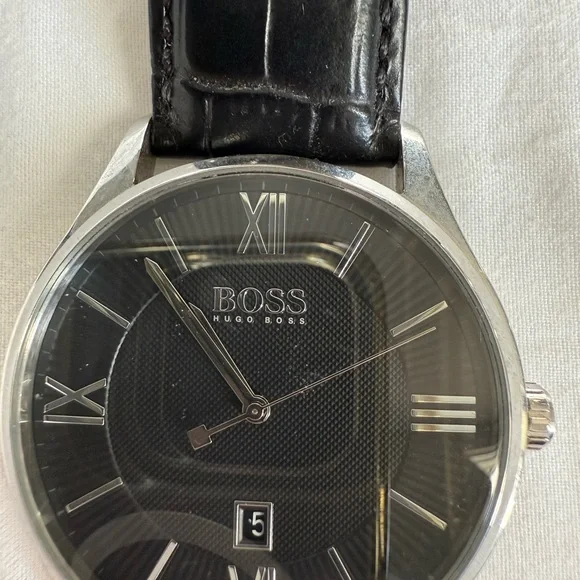 Hugo Boss Silver and Black Watch - Picture 3 of 10